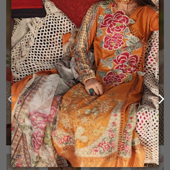 New 3 piece Laxauary Lawn Salwarkameez xl embodied - Picture 3 of 10